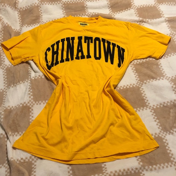 NWT Chinatown Market Yellow Tshirt - Picture 1 of 5